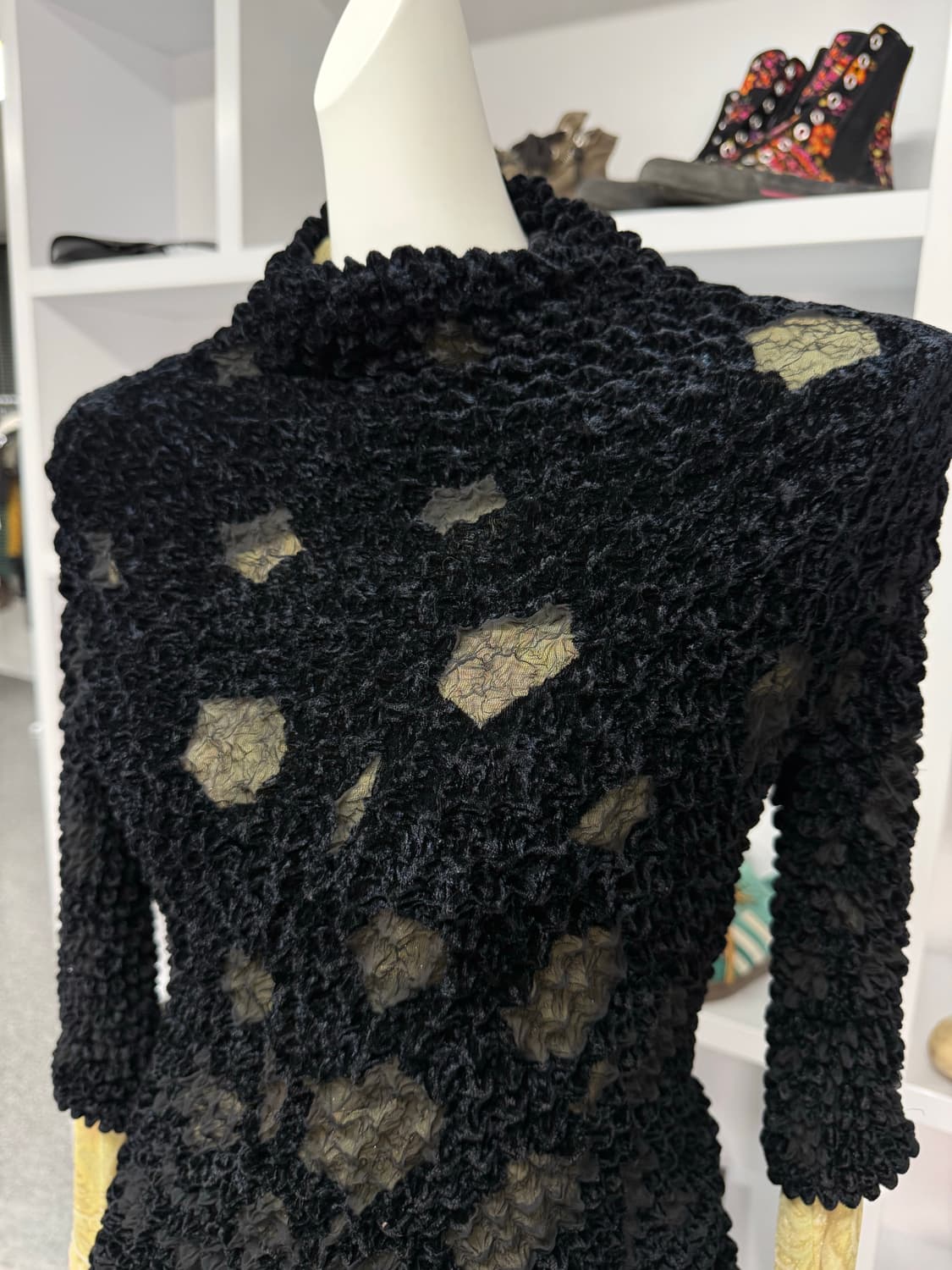 빈티지 팝콘 시어 탑 상품이미지2