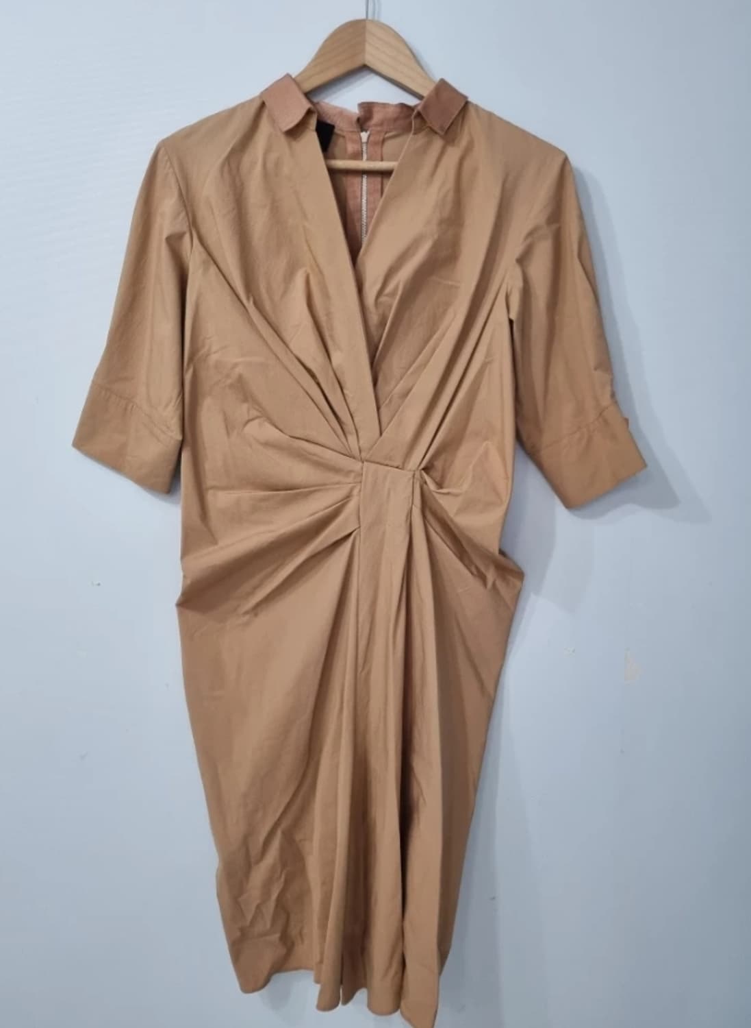 한섬 LANVIN 랑방 랩 원피스 55 상품이미지4