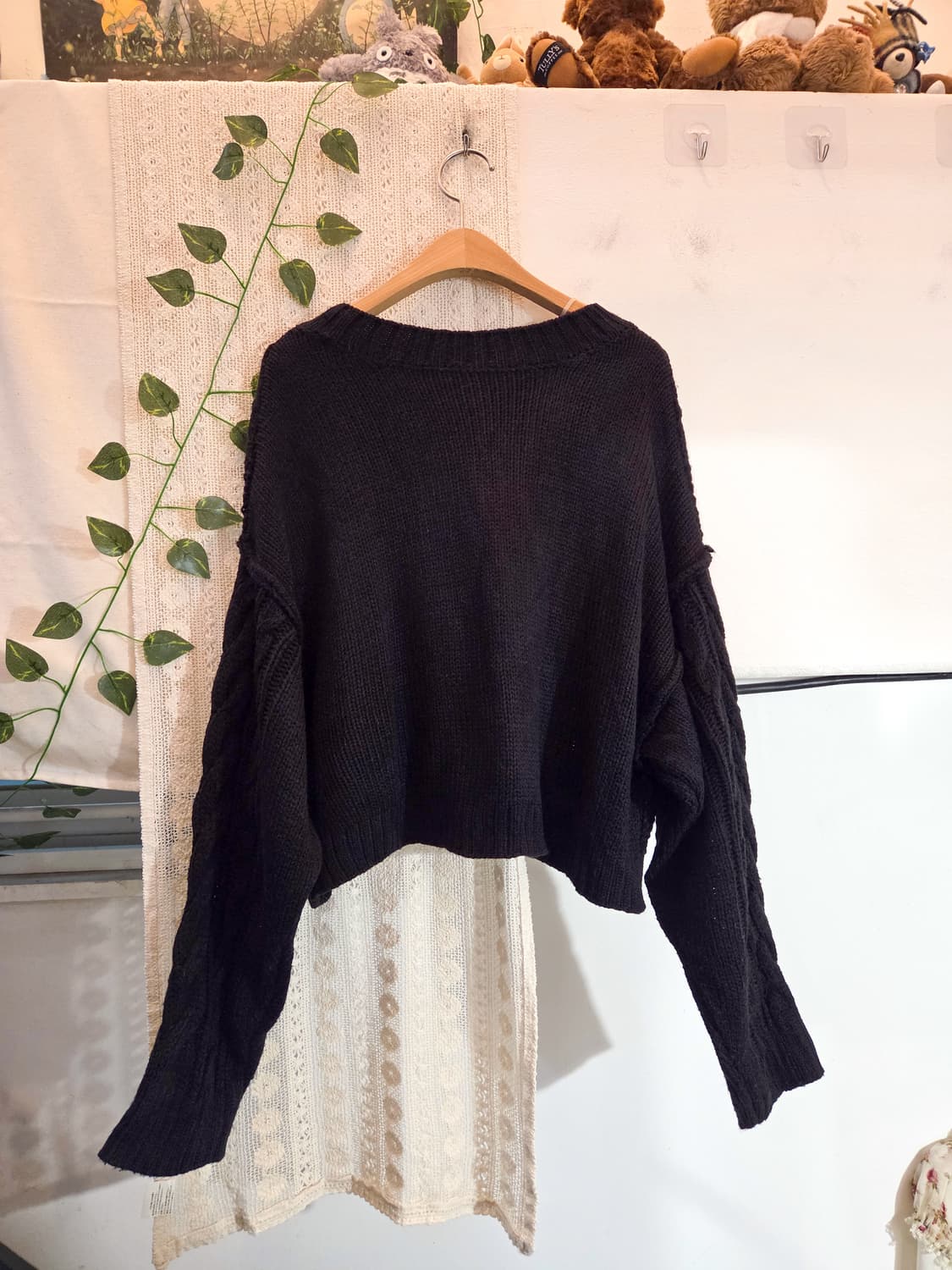 블랙 데일리 가디건 상품이미지4