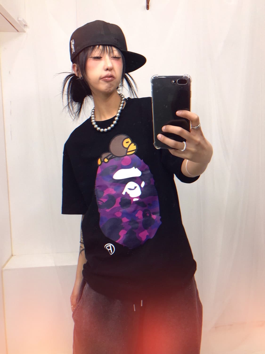 < Bape & BabyMilo Printing T-shirt > 상품이미지6