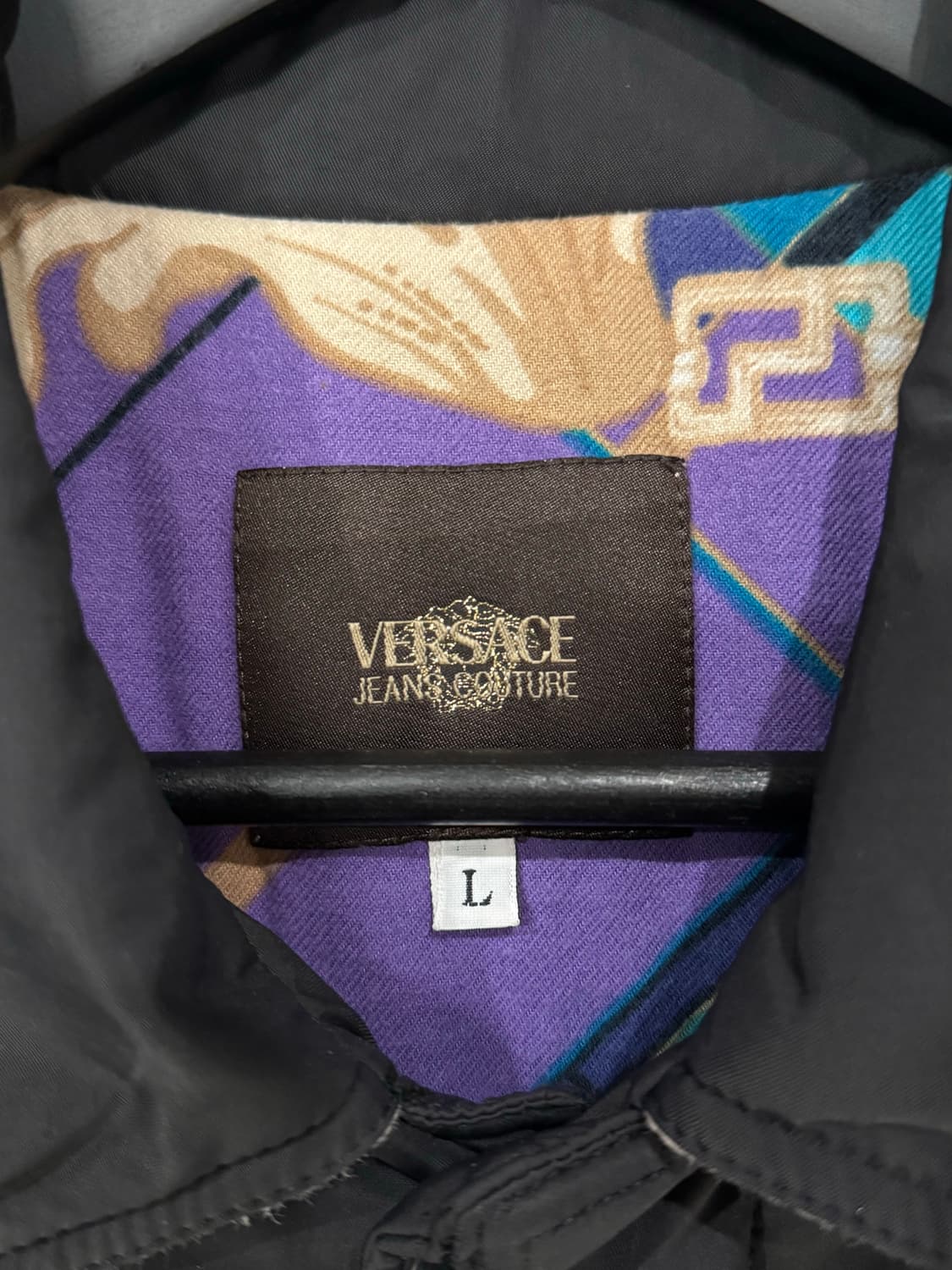 90s 베르사체 진스 꾸띄르 패딩 자켓 상품이미지4