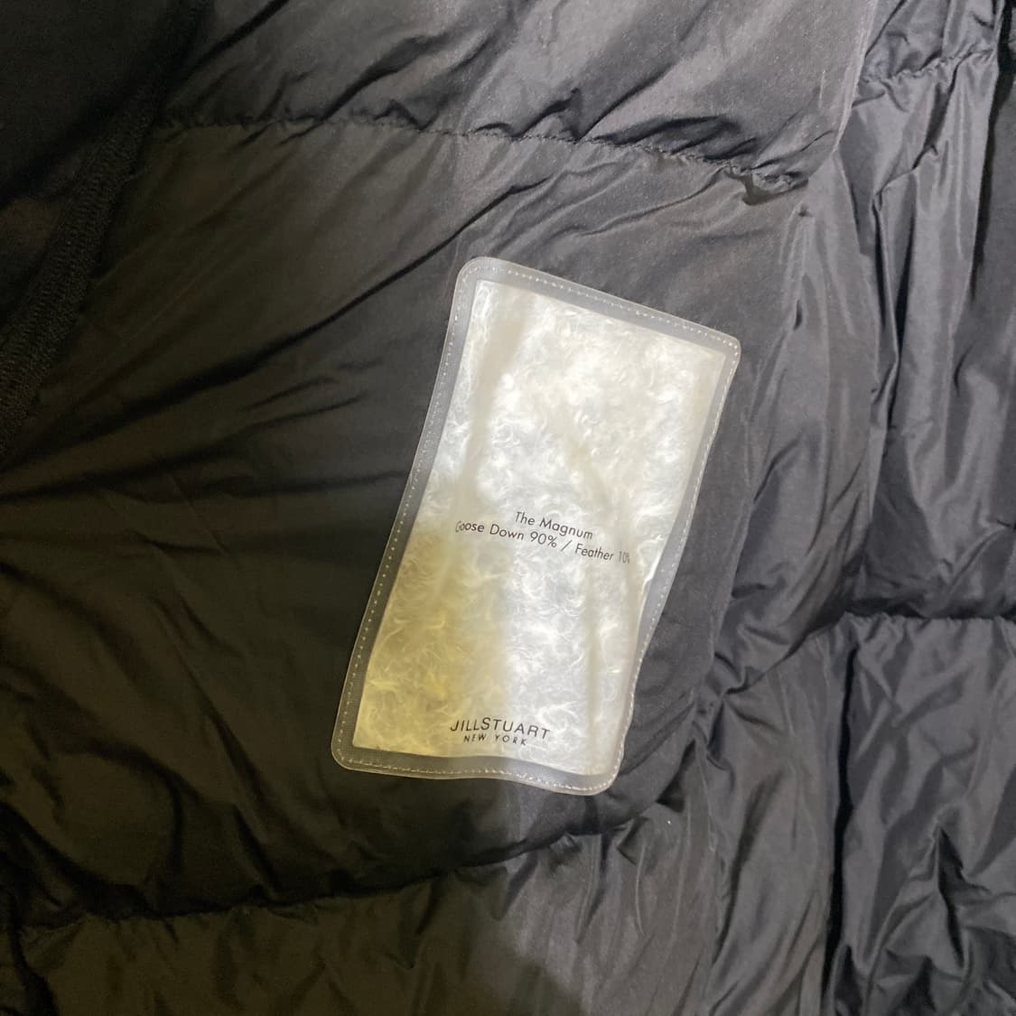 24SS 질스튜어트뉴욕 블랙유틸리티 구스다운 패딩 XL 상품이미지6