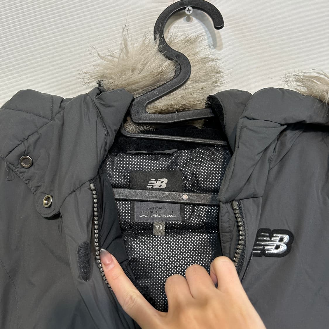 뉴발란스 키즈 구스다운 패딩 110 상품이미지2