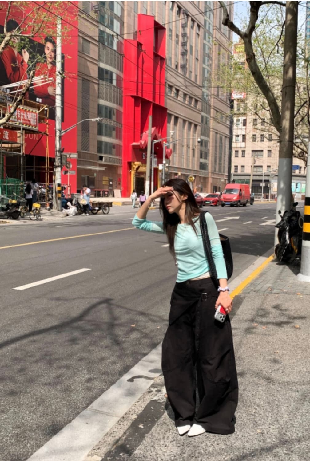 서울 베이스드 WRAP SKIRT BELT WIDE PANTS 상품이미지3