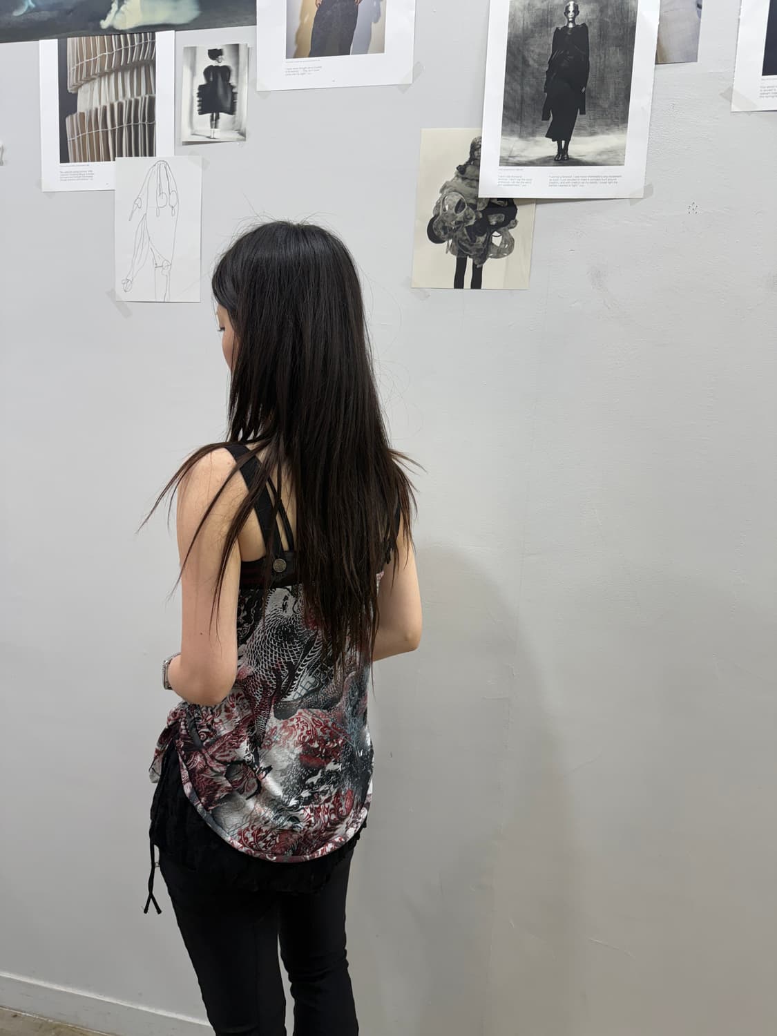 오즈온 오리엔탈 시스루 레이어드 슬리브리스 상품이미지4
