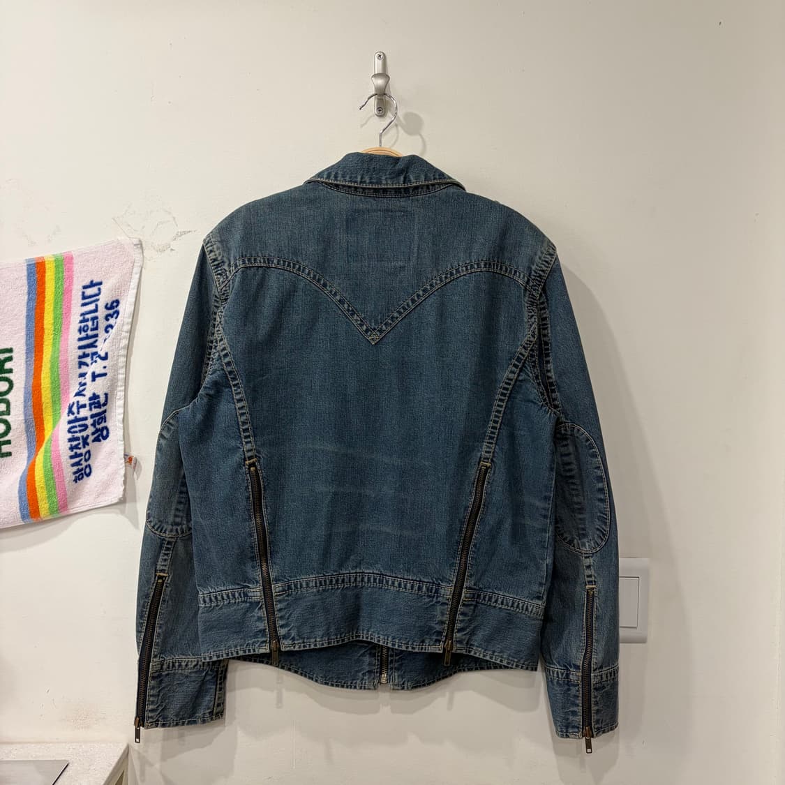 370. 리바이스 데님 집업 바이커 자켓 상품이미지2