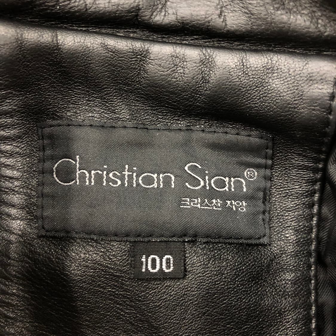 100 빈티지 소가죽 집업 레더 가죽 자켓 상품이미지5