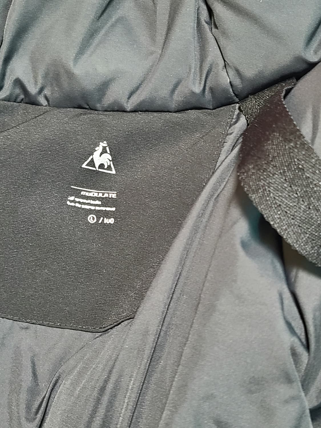 르꼬끄 남성 중기장 덕다운 패딩 L (100) 블랙 상품이미지5