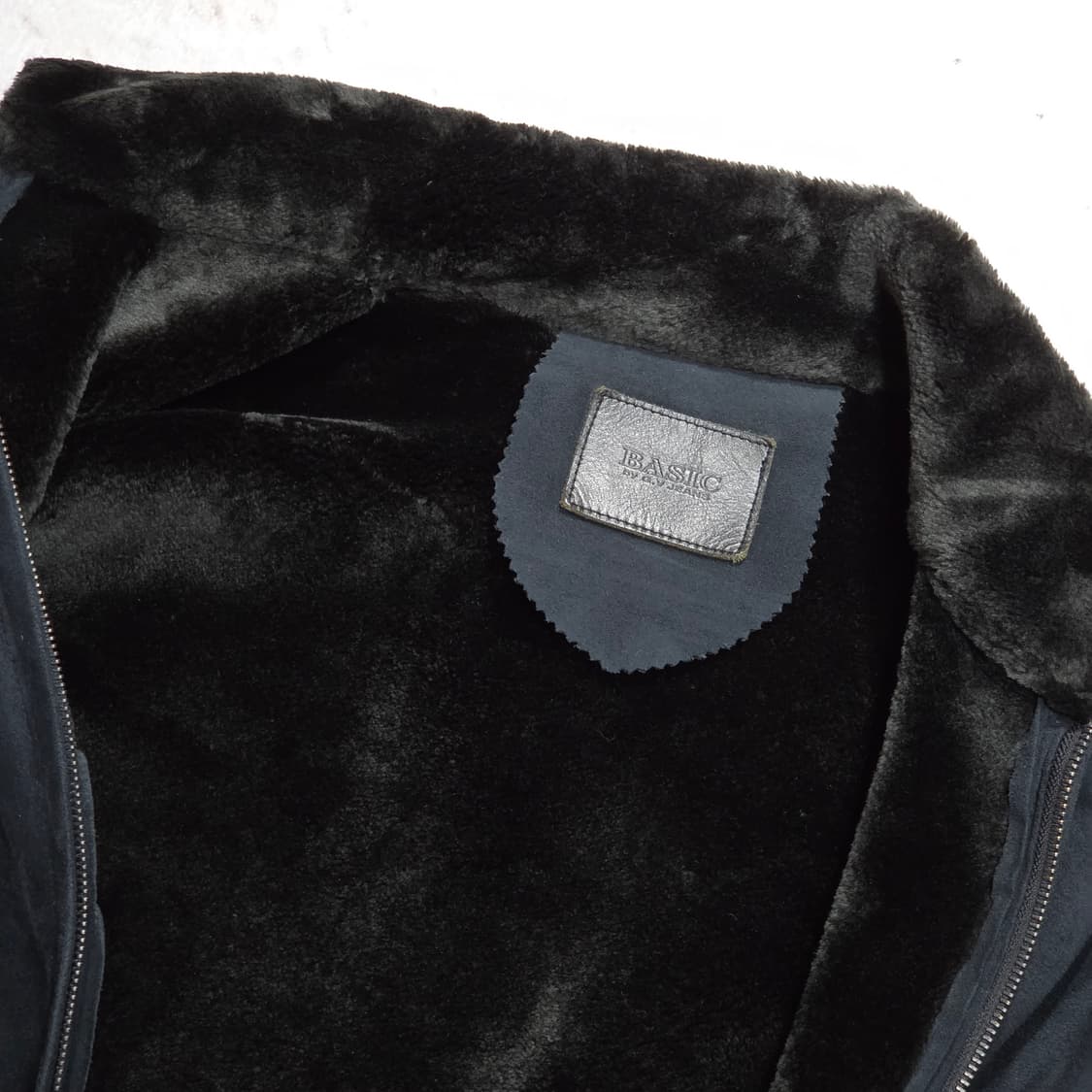 베이직 넥 버클 기모 무스탕 자켓 상품이미지7