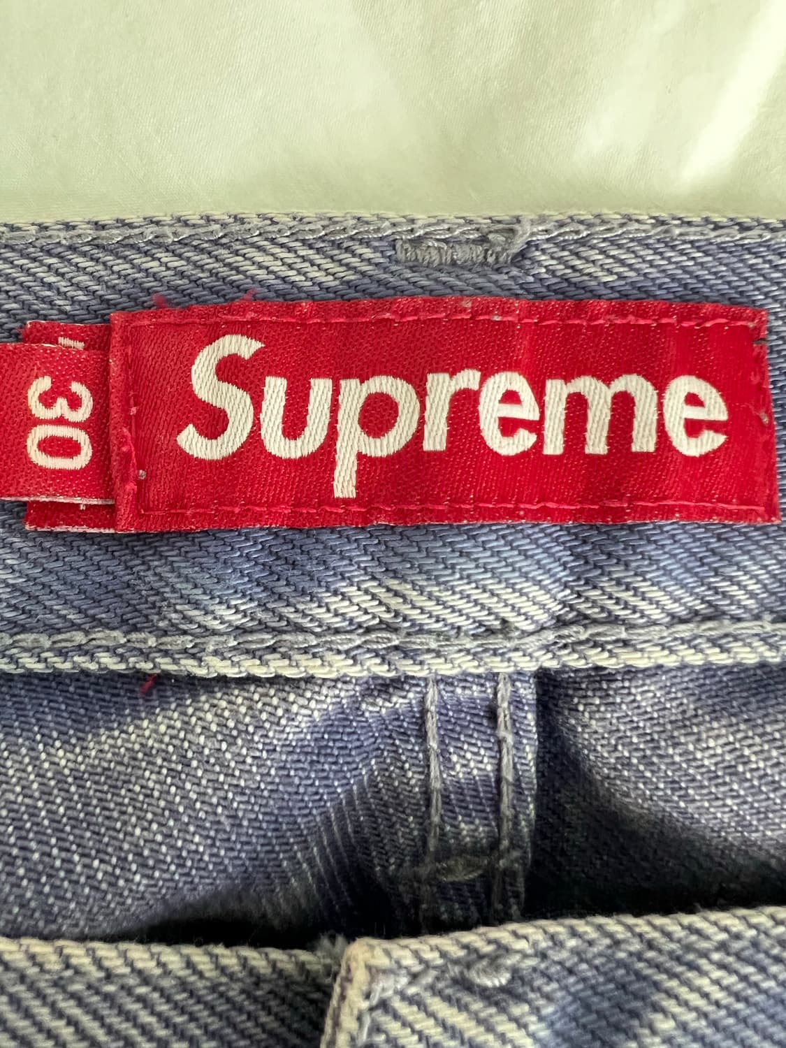 (정품)슈프림 퍼플 워싱 데님 팬츠 상품이미지3
