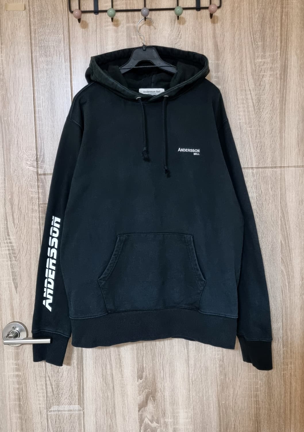앤더슨벨 프린팅 후드티 상품이미지1