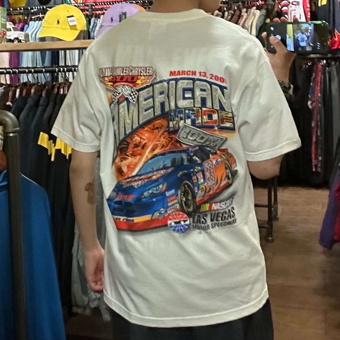 [HI] 빈티지 카 반팔티 화이트 상품이미지5