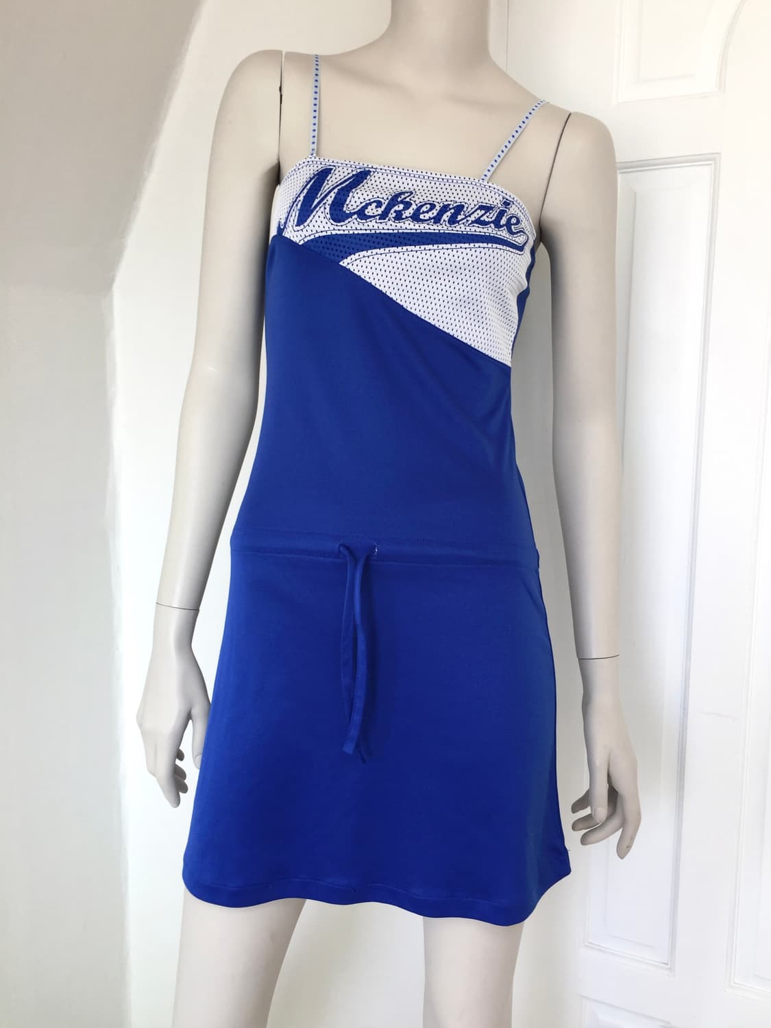Sporty Blue Slim Fit Dress 상품이미지5