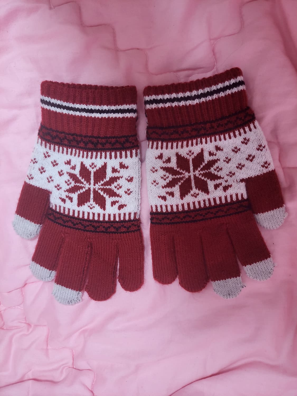 급처새상품!1500원 니트 커플 장갑 스마트폰터치가능 톰브라운,구찌 느낌 상품이미지2