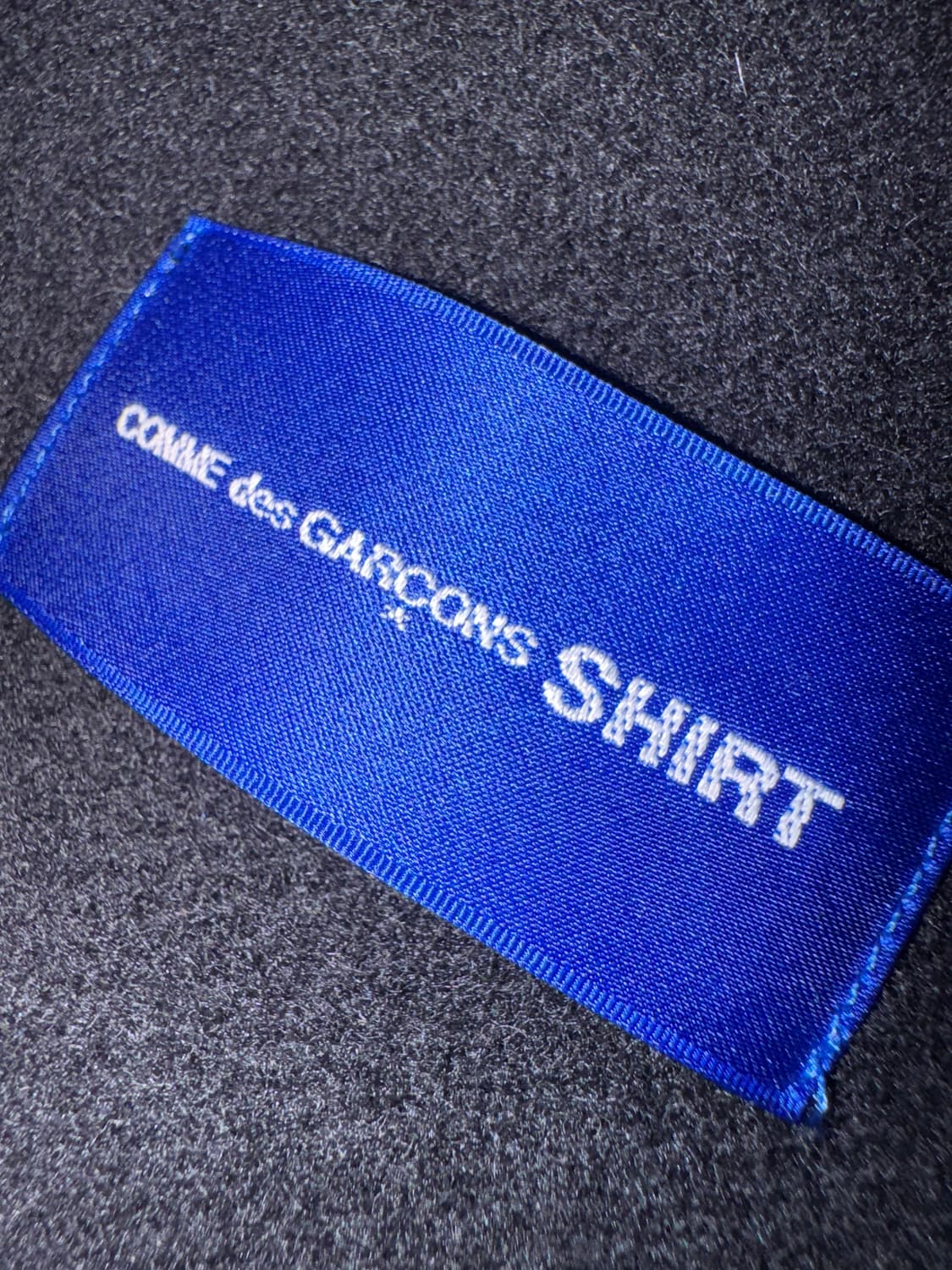 [OS] 꼼데가르송 셔츠 로고 울 케시미어 머플러  상품이미지6