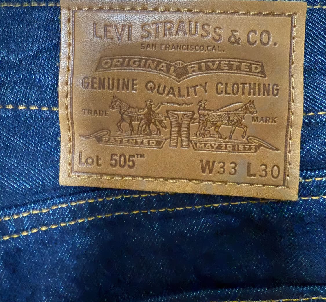 리바이스 505 셀비지 상품이미지2