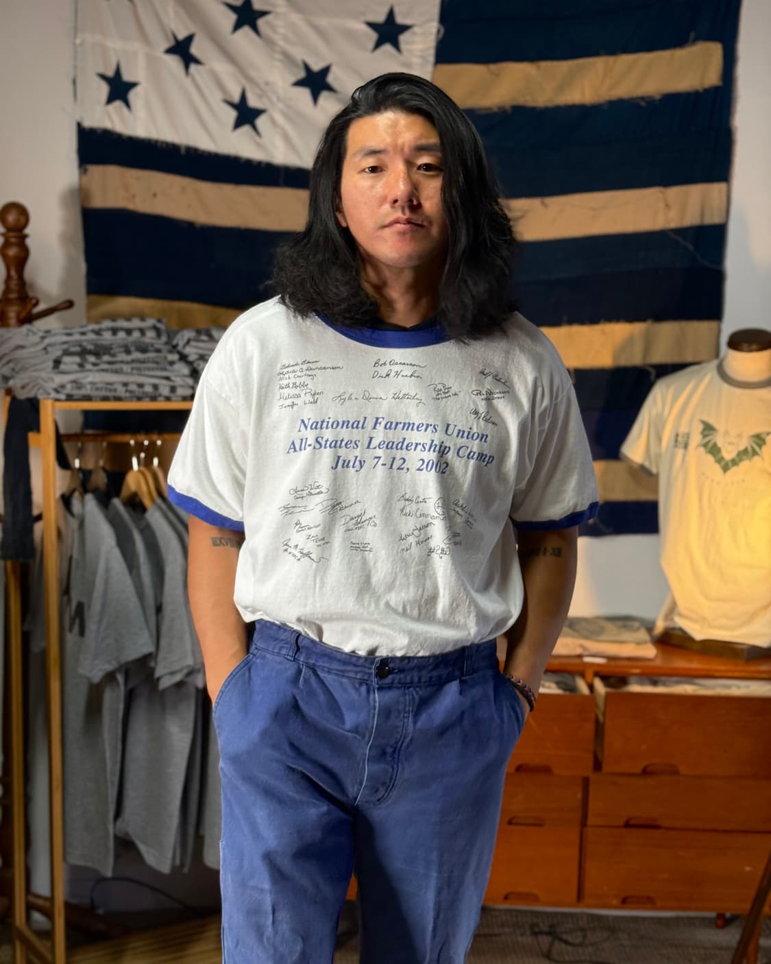 00's 길단 울트라 코튼 NGU 올스테이트 리더십 캠프 링거티 XL 상품이미지7