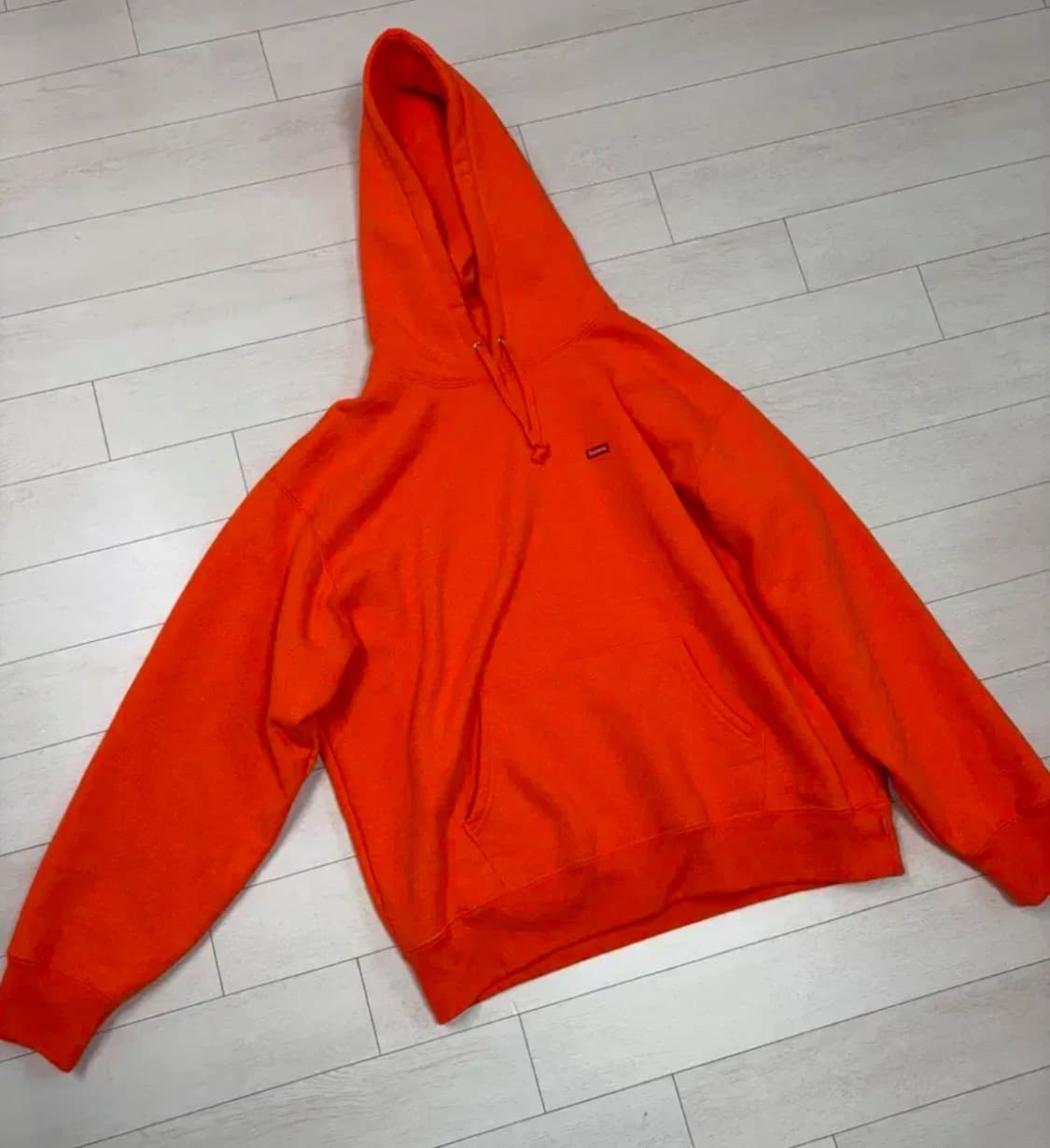 슈프림 스몰박스 로고 후드 M 사이즈 상태 9.8/10  진짜 실물 색감 상품이미지1