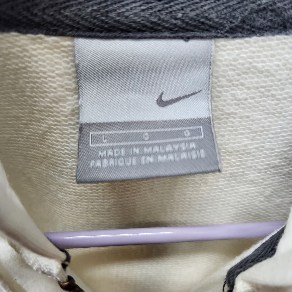 나이키 로고 크롭 투웨이 후드집업 L(M~L) 상품이미지5