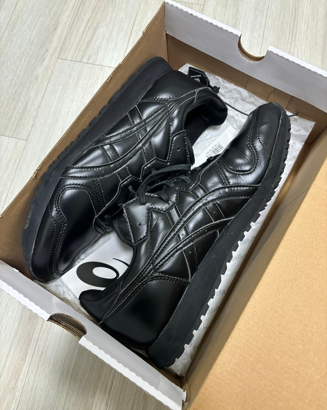 아식스 x 꼼데가르송 셔츠 OC 러너 블랙 상품이미지3