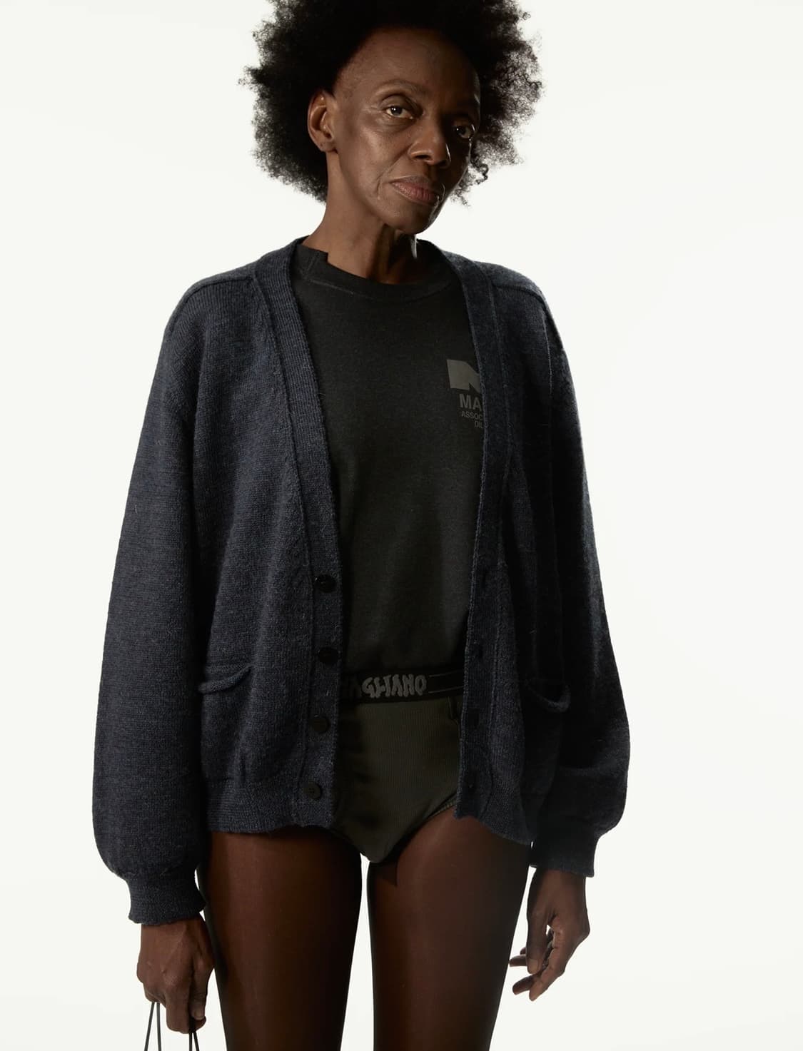 [M,L]마리아노 25fw 글램파 베이비 블루 가디건 상품이미지3