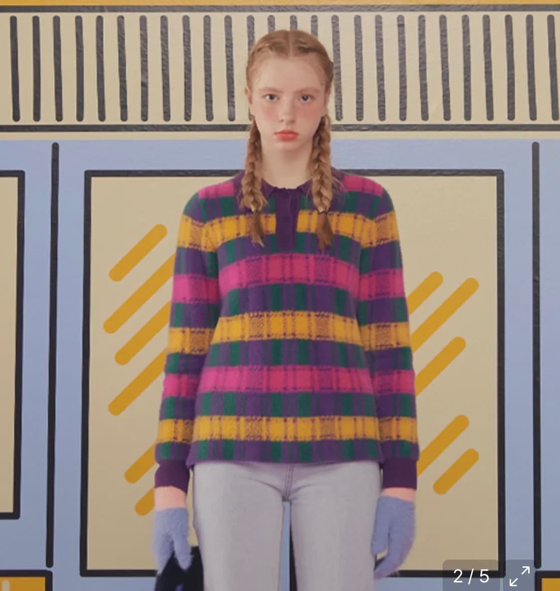 (정가9만) 위글위글 CLUMPPY 니트 / 위글위글 클럼피 앙고라 니트 상품이미지2