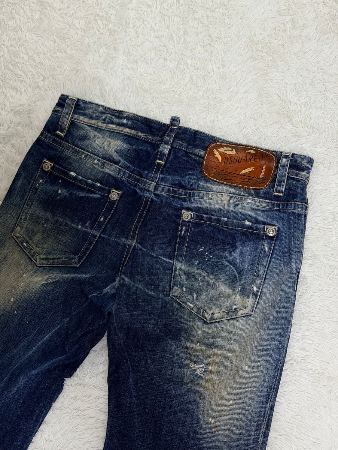 디스퀘어드2 남성 데미지 청바지 48/34 상품이미지1