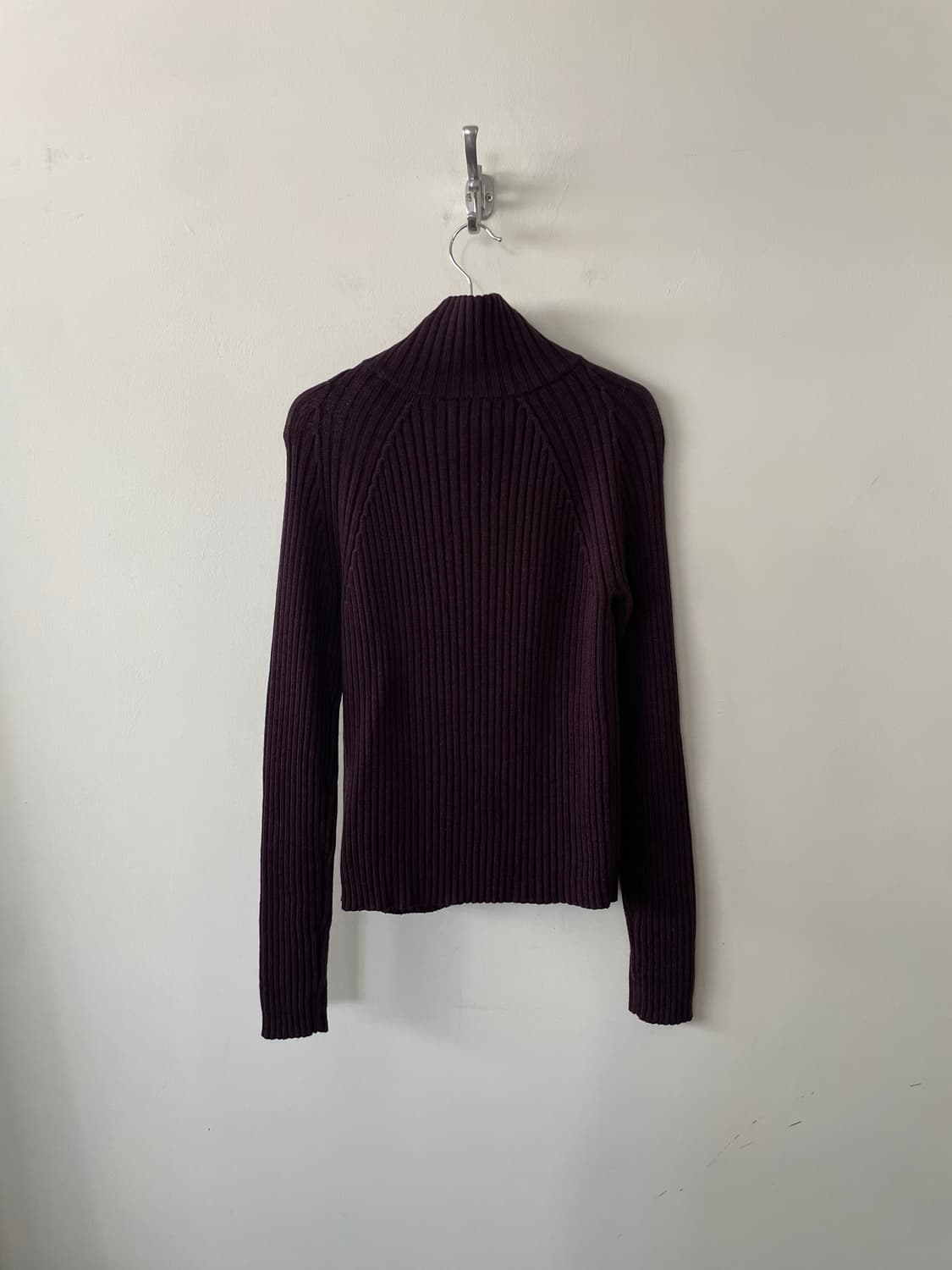vintage merino wool zip-up cardigan 상품이미지5