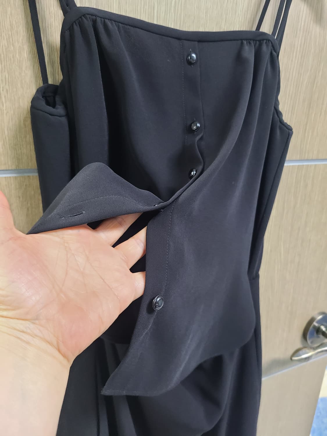 타임 뷔스티에 블랙 롱원피스  상품이미지2