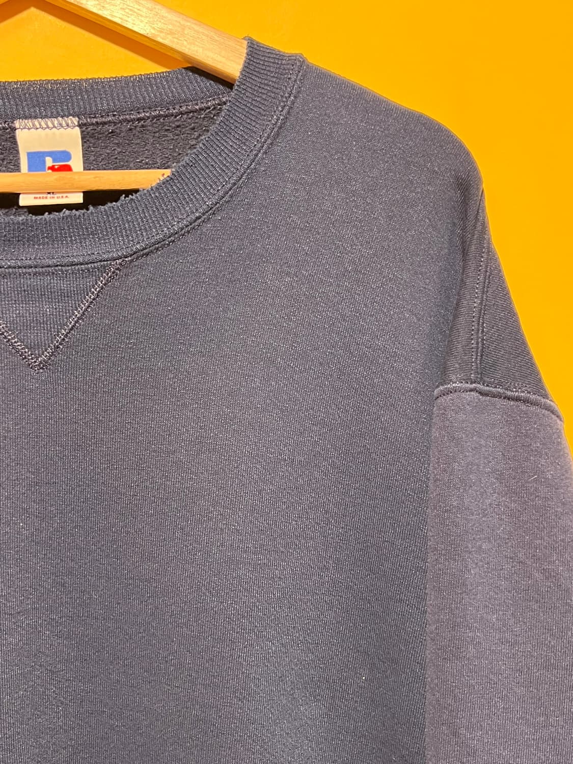 90's [XL] 러셀 애슬레틱 USA 무지 맨투맨 클래식 아메카지 상품이미지4