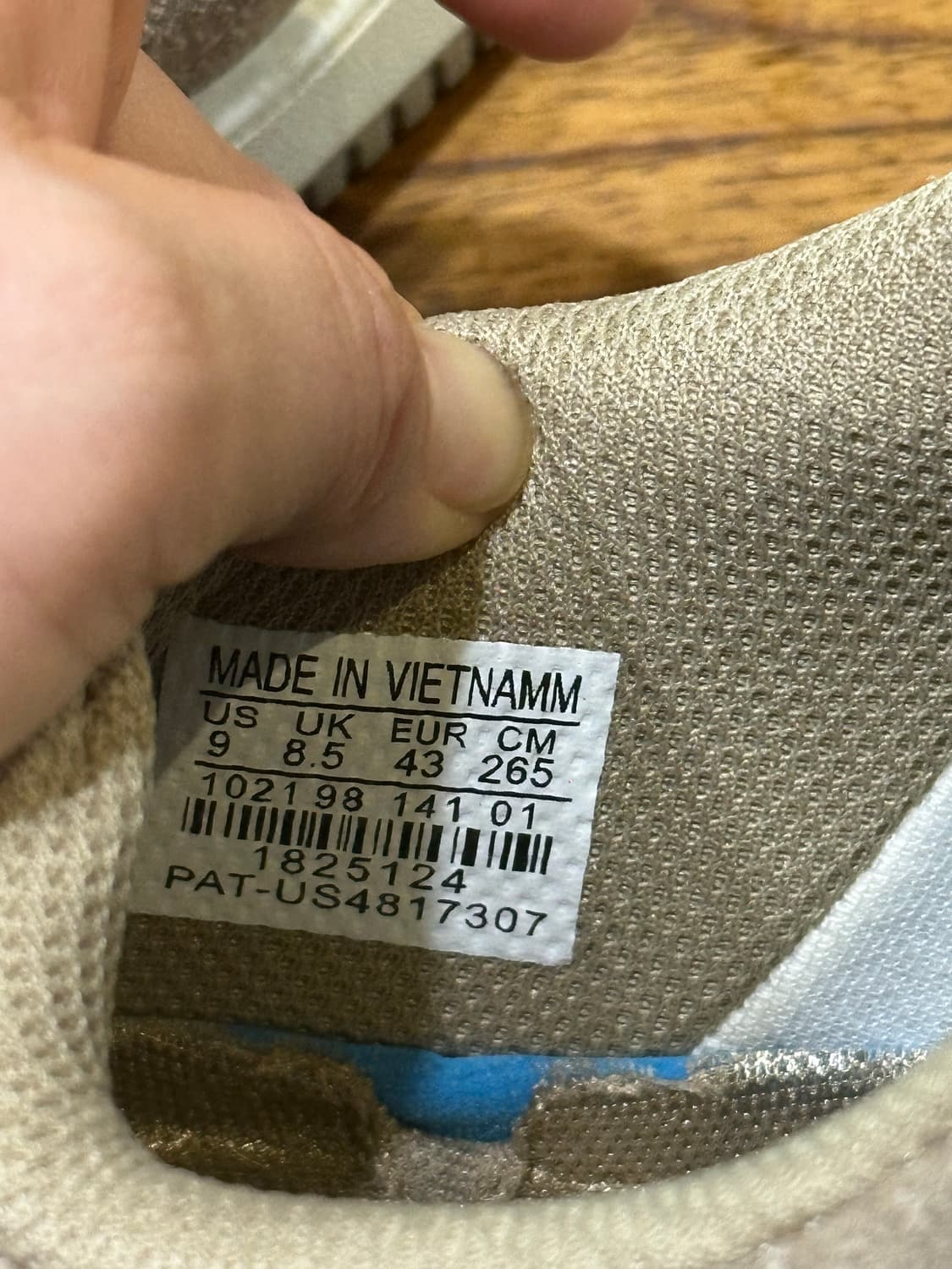 나이키 에어포스1 스웨이드 베이지/블랙 상품이미지3