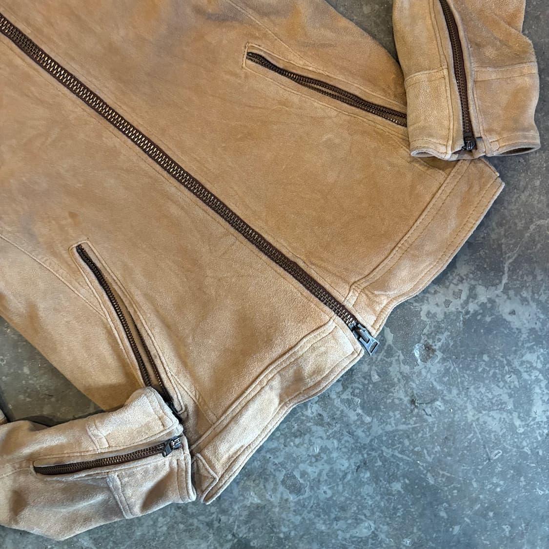 일본 잭로즈 스웨이드 싱글 라이더 자켓 상품이미지7