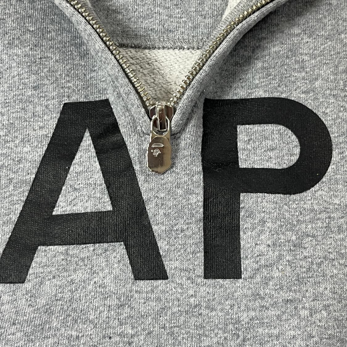 베이프 BAPE 하프집업 스웻셔츠 맨투맨 L 상품이미지4