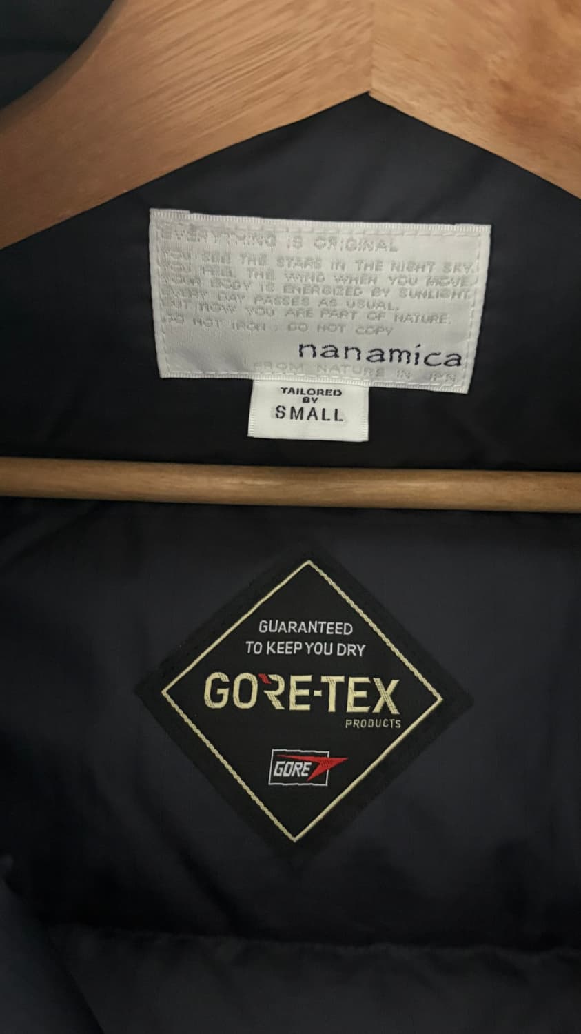 [S] 24FW 나나미카 고어텍스 다운 코트 네이비 SUBF357 N 상품이미지4