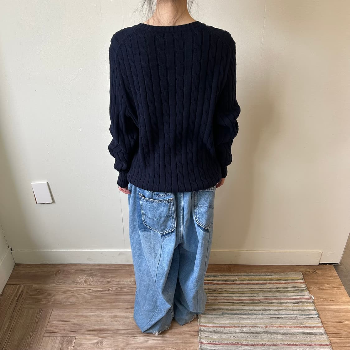 폴로랄프로렌 네이비 케이블 스웨터 상품이미지3