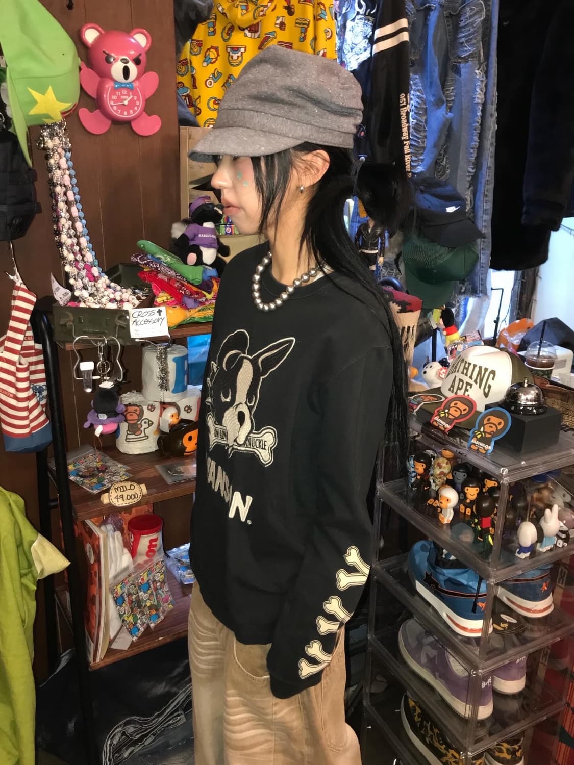 Vanson Leathers Dog&Bone Patch L/S 상품이미지2