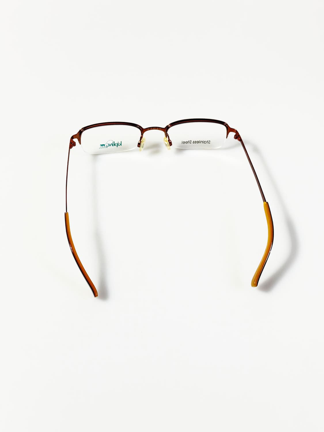 KIPLING 반무테 스퀘어 메탈 프레임 빈티지 안경 상품이미지5
