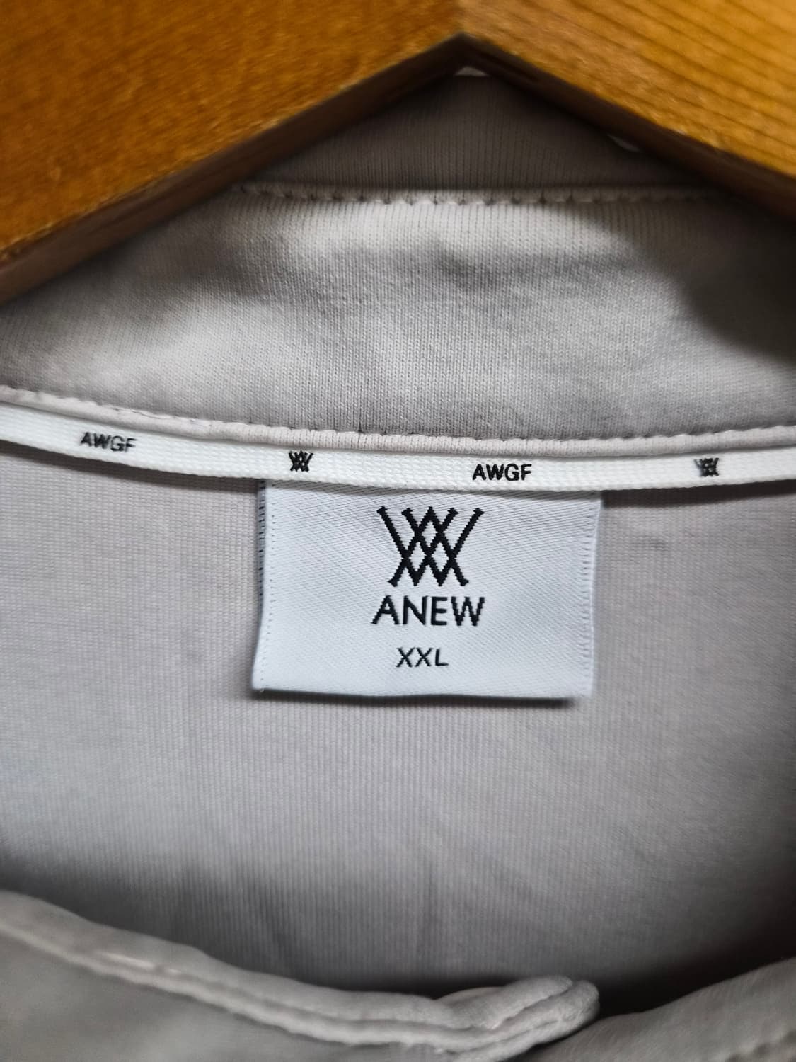 XXL) ANEW GOLF 어뉴골프 레터링 카라티 팝니다 상품이미지4