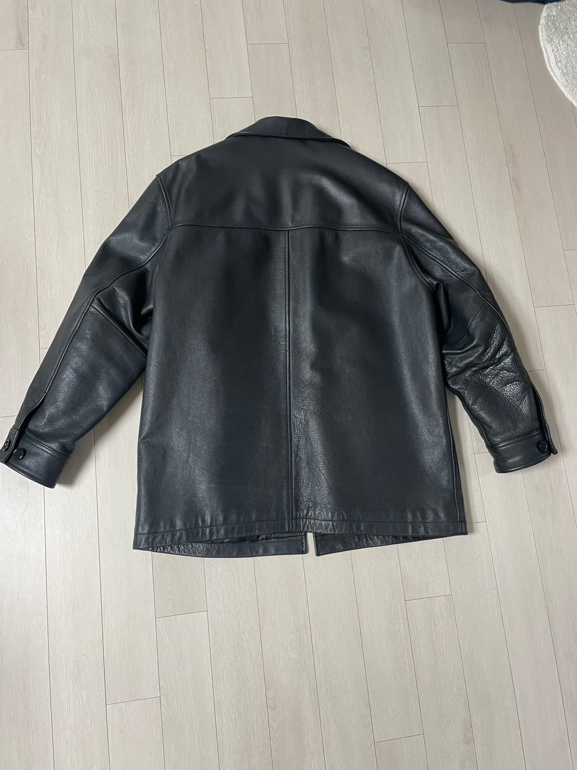 올드 갭 레더 카코트 L 상품이미지5