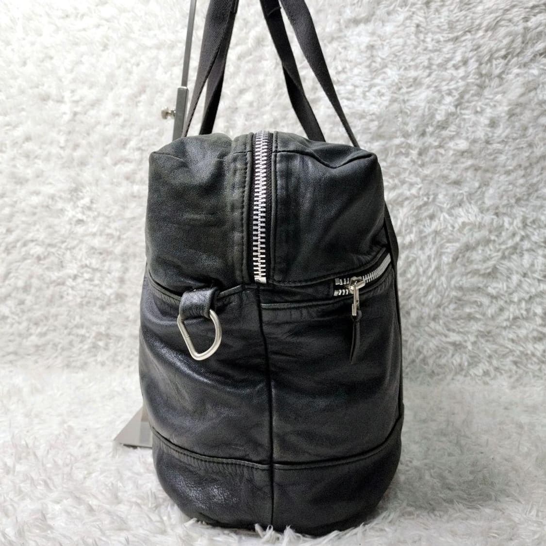 요지 야마모토 소가죽 투웨이 보스톤백 상품이미지4