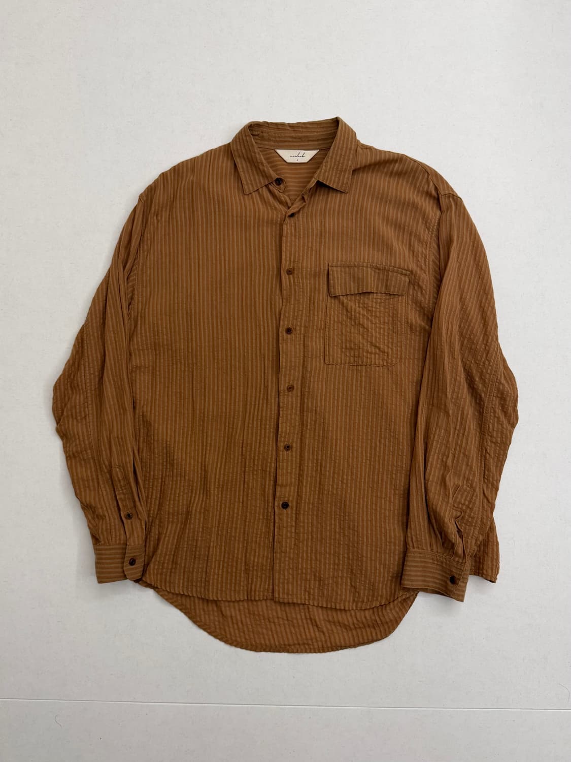 Wardrobe.41 오버사이즈 파자마 셔츠 상품이미지7