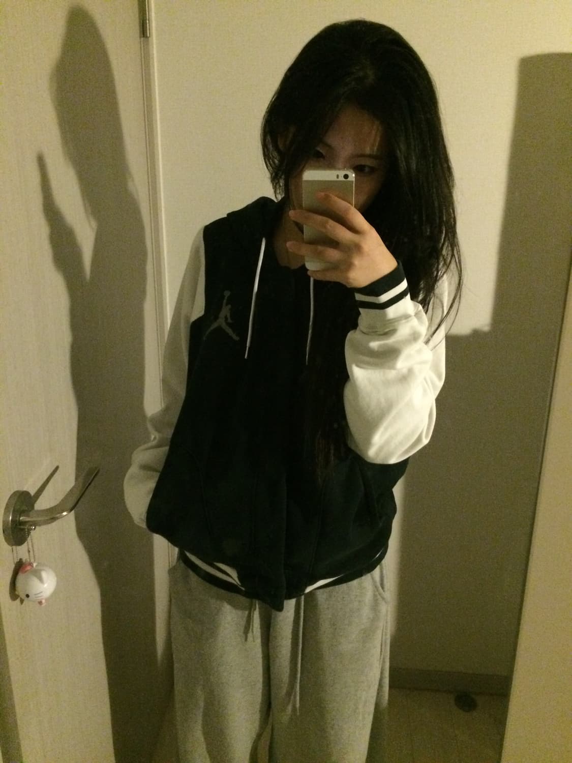 조던 빅로고 네이비 후드집업 상품이미지4