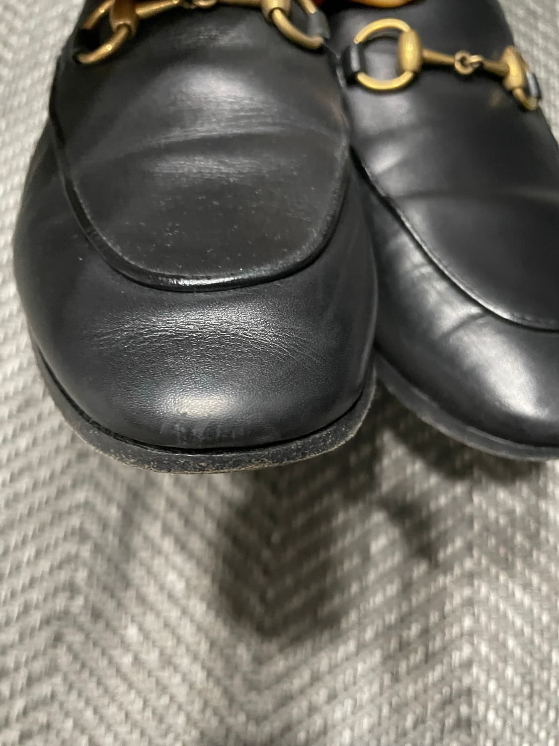 GUCCI 구찌 조던 홀스빗 로퍼 블랙 EU37/한국240 상품이미지4