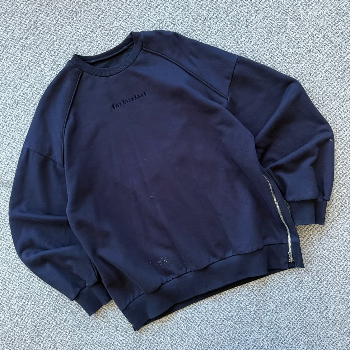 준지 19SS 스트랩 네이비 맨투맨 상품이미지1