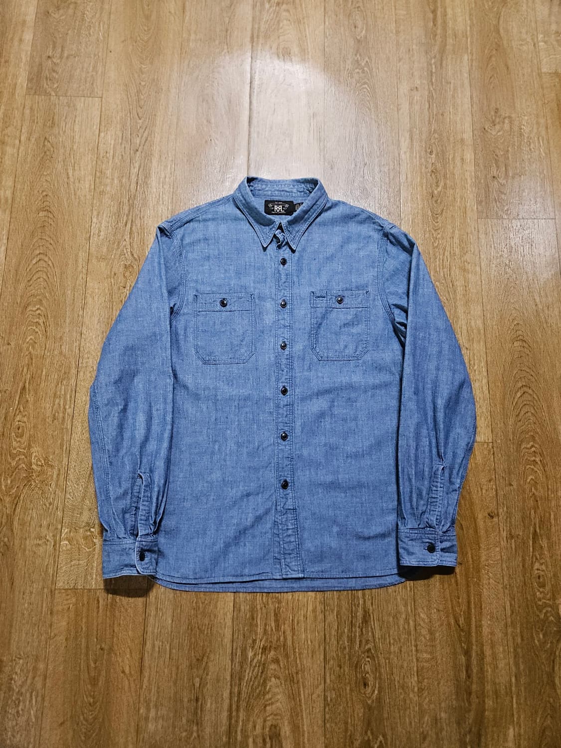 RRL 더블알엘 샴브레이셔츠 팝니다. 상품이미지4