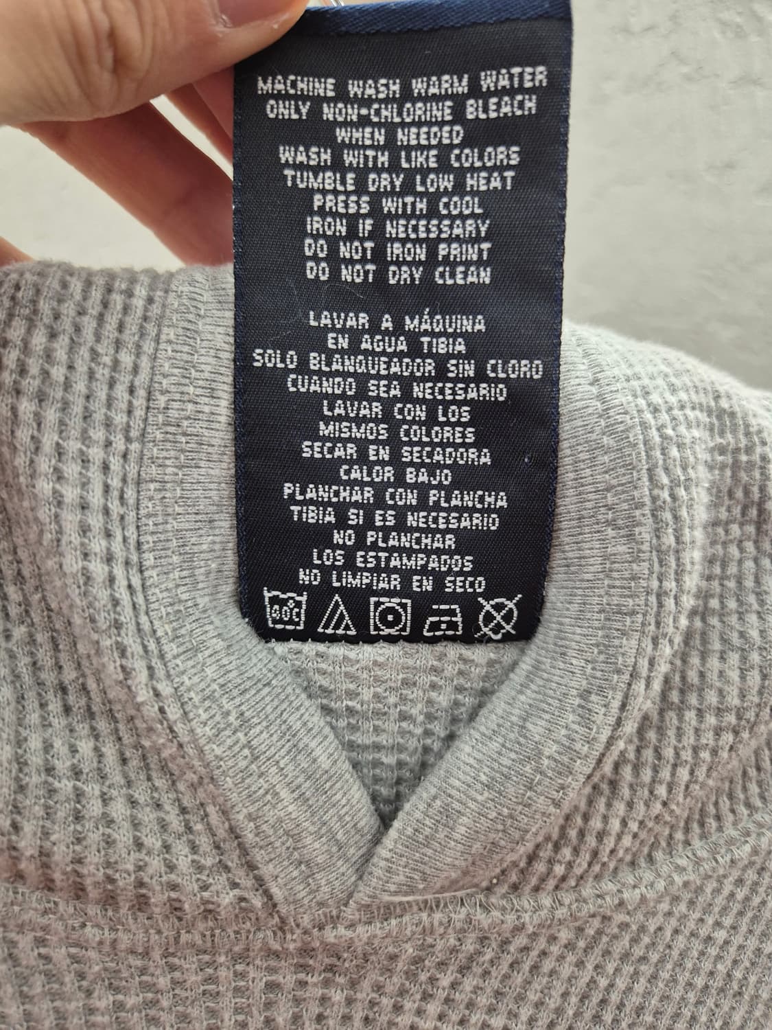 폴로진스 그레이 후드티S 상품이미지6