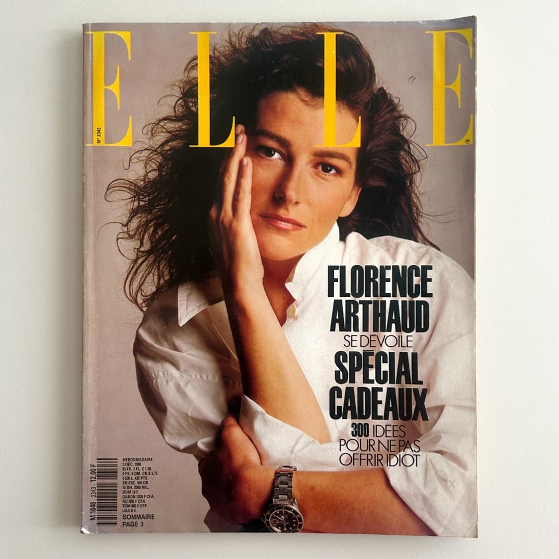 ELLE France 플로랑스 아르토 3 December 1990 상품이미지1