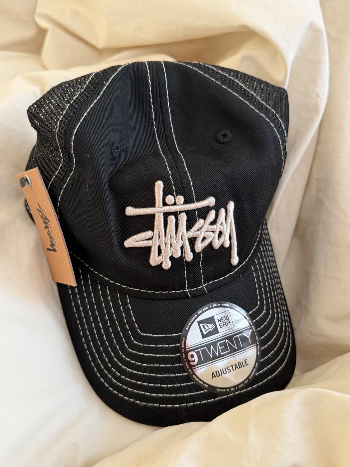 스투시 뉴에라 9twenty 베이직 트러커 블랙 상품이미지1