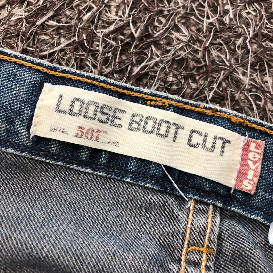 리바이스 567 부츠컷 워싱 디스 데님 팬츠 상품이미지9