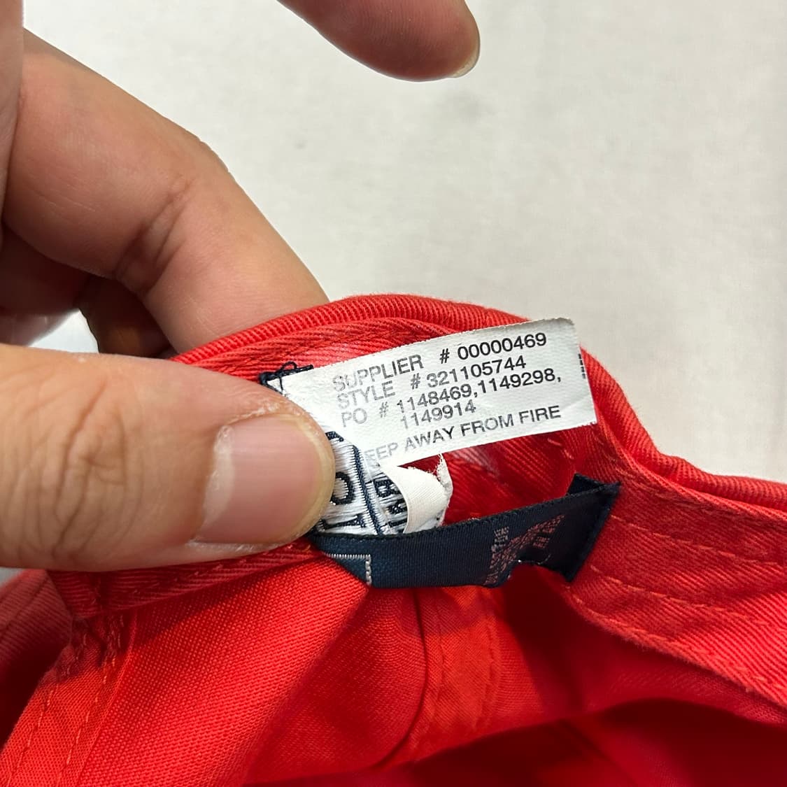 폴로 랄프로렌 레드 볼캡 모자 아동용 상품이미지9